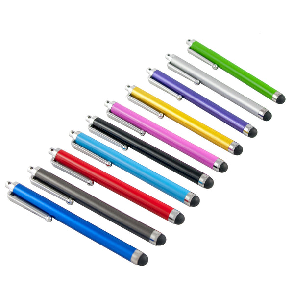 10 Pack Soft Touch Bright Stylus