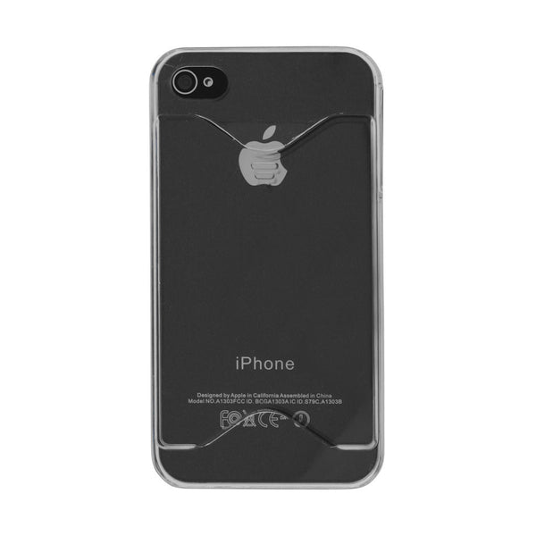 Credit Card and ID Slot Case Hard Cover For iPhone 4 4S