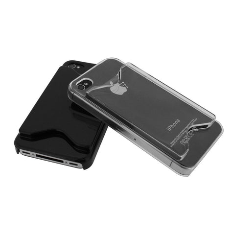 Credit Card and ID Slot Case Hard Cover For iPhone 4 4S